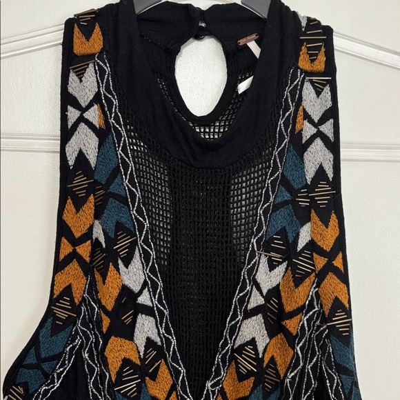 Free People - Sleeveless Razorback Embroidered Dress - Adella - Picture 4 of 9